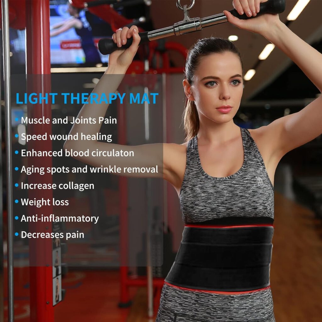 cabpay LED Light Therapy Device Pad Full Body Covered pad 660850nm,Home use Red Light Therapy or Near Infrared Light Therapy