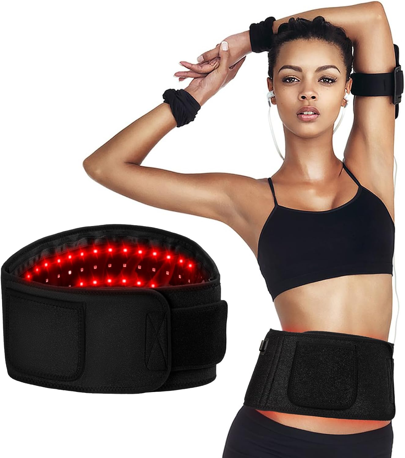 Red Light Therapy Belt - Near Infrared Light Therapy Red Light Therapy for Body, Relaxing Muscle, Inflammation, Improve Circulation - Infrared Therapy